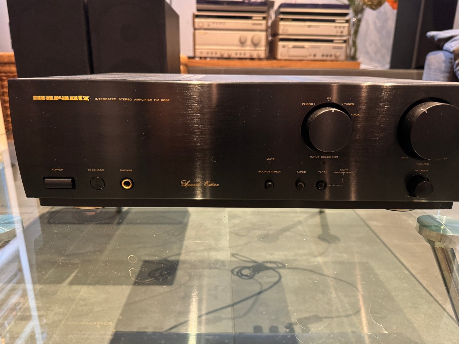 Marantz PM-66SE Geïntegreerde Stereo Versterker, Marantz, Gebruikt, Ophalen of Verzenden, 60 tot 120 watt