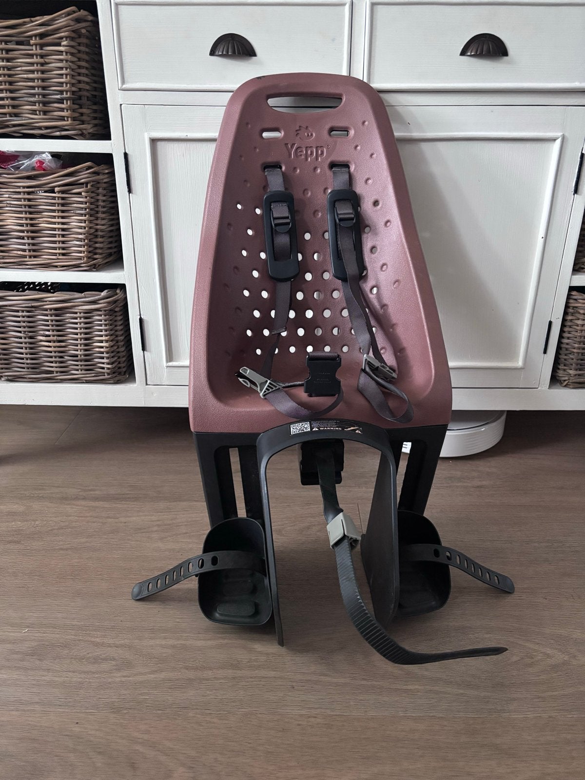 Yepp Achterzitje - Bruin, Ophalen, Achterzitje, 9 t/m 18 kg, Gebruikt