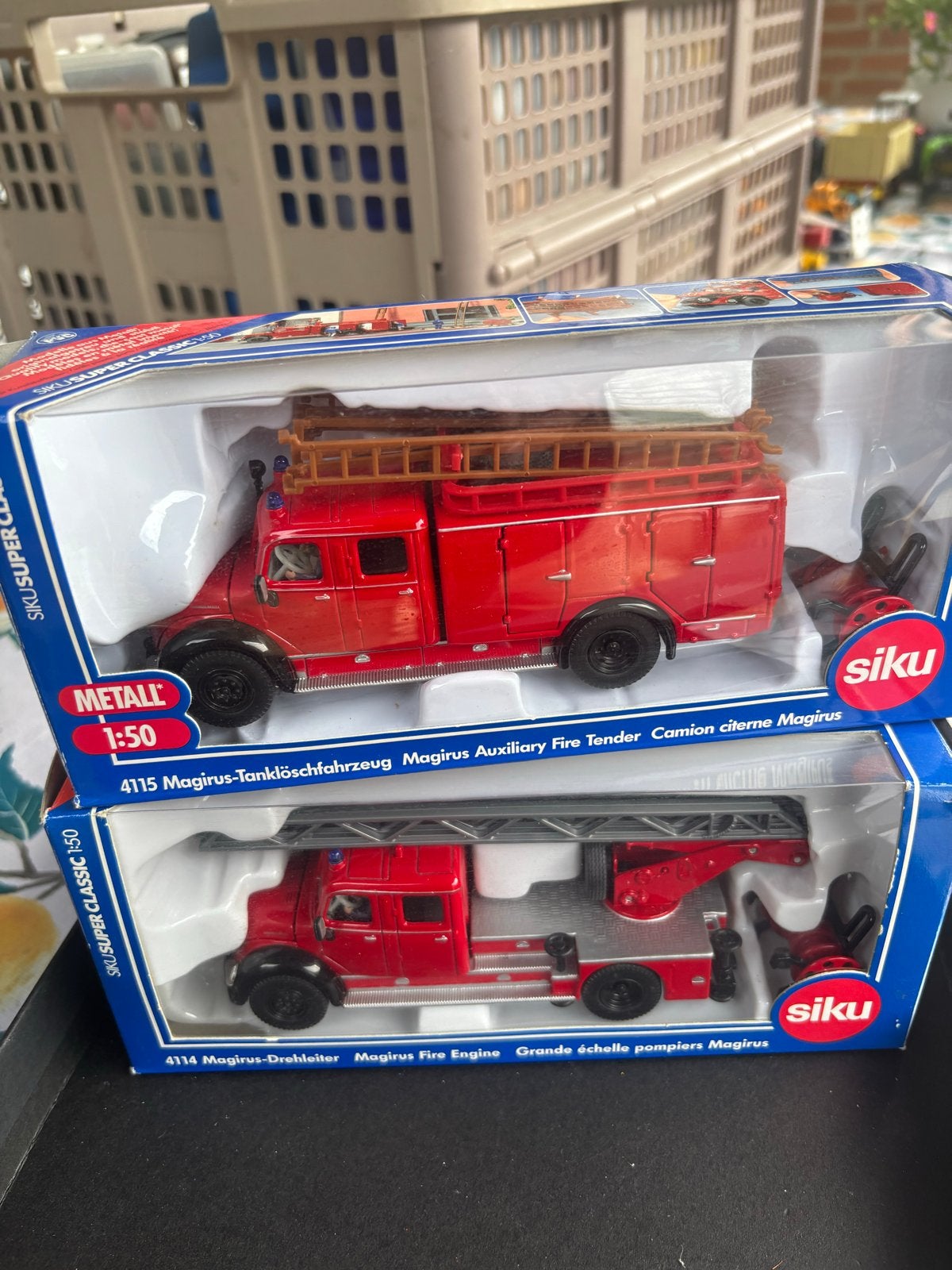 Siku Super Classic 1:50 Brandweerwagens, Ophalen of Verzenden, Nieuw, Auto, SIKU
