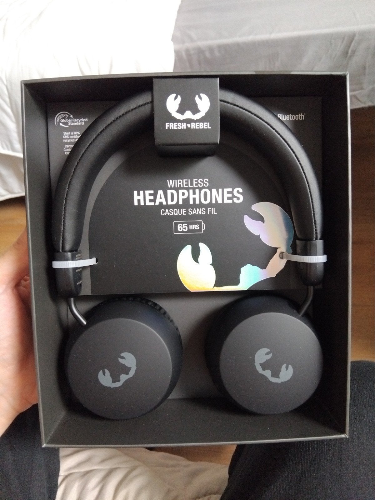 Fresh 'n Rebel draadloze koptelefoon - Zwart
