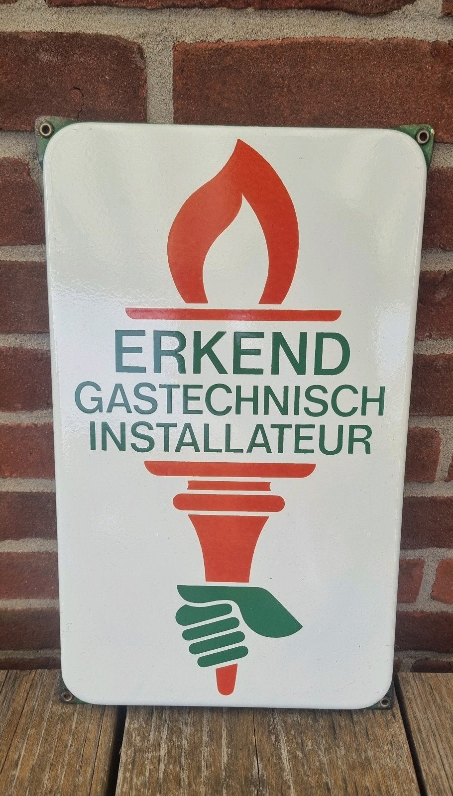 Emaille reclamebord, Antiek en Kunst, Ophalen of Verzenden