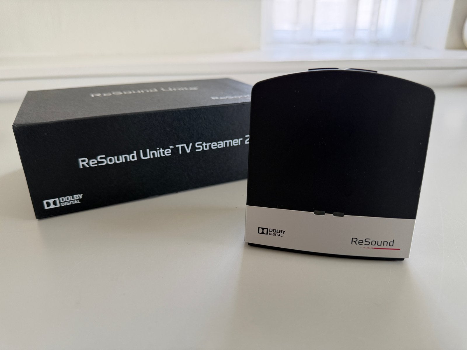 ReSound TV Streamer 2 (2 x) & Multi Mic & Afstandsbediening, Ophalen of Verzenden, Zo goed als nieuw, Optische audio, Zonder harde schijf