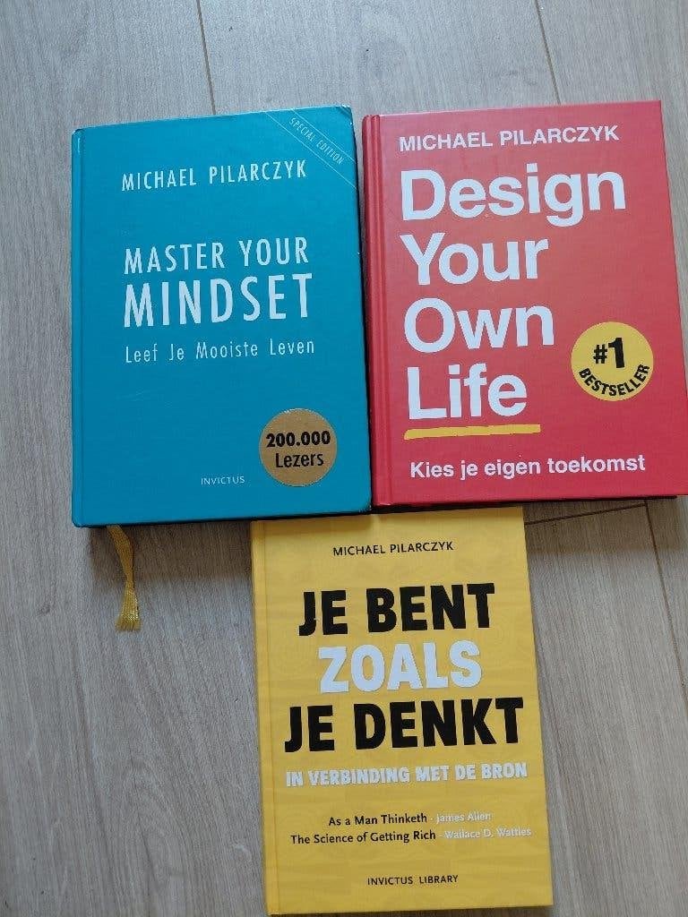 3 x Michael Pilarczyk - Design your own life & Master Your M, Verzenden, Zo goed als nieuw