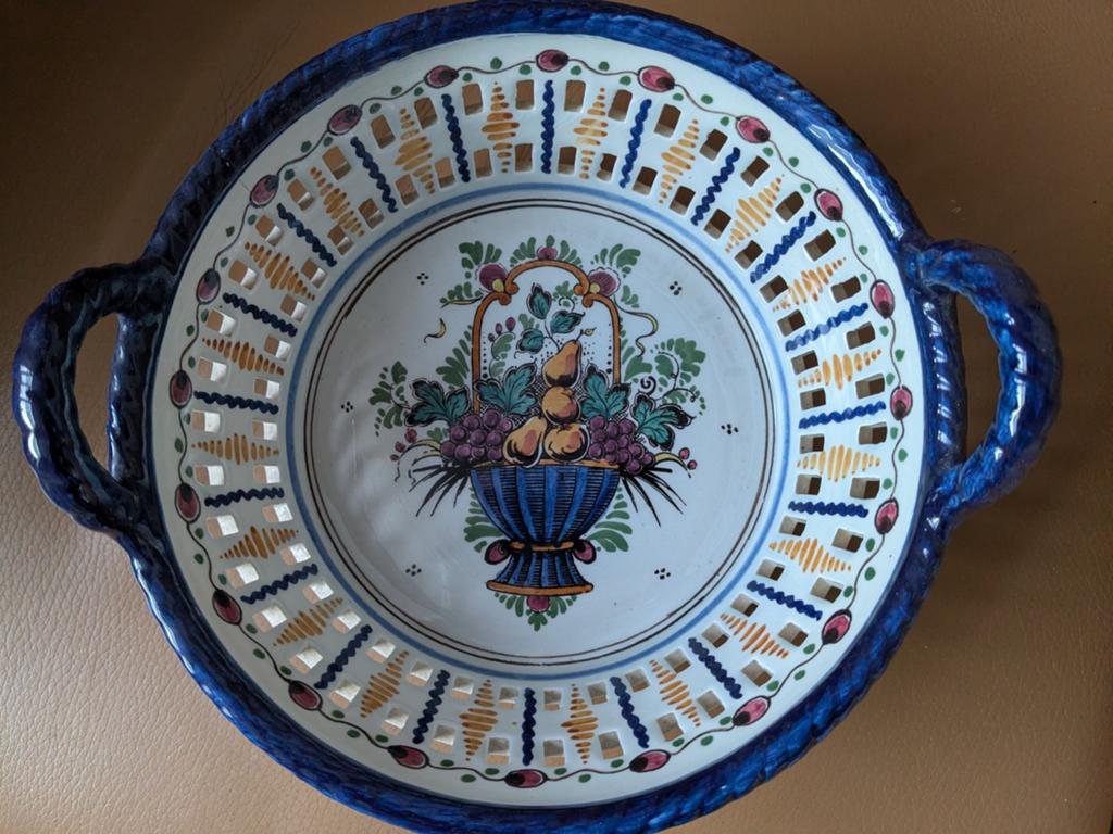 Mandje van Tichelaar, Makkum, zeldzame afbeelding, Ophalen of Verzenden