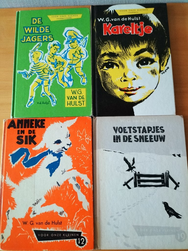 W.G. van de Hulst diverse delen van onze kleinen serie, Ophalen of Verzenden, Gelezen, W.G. van de Hulst, Fictie algemeen