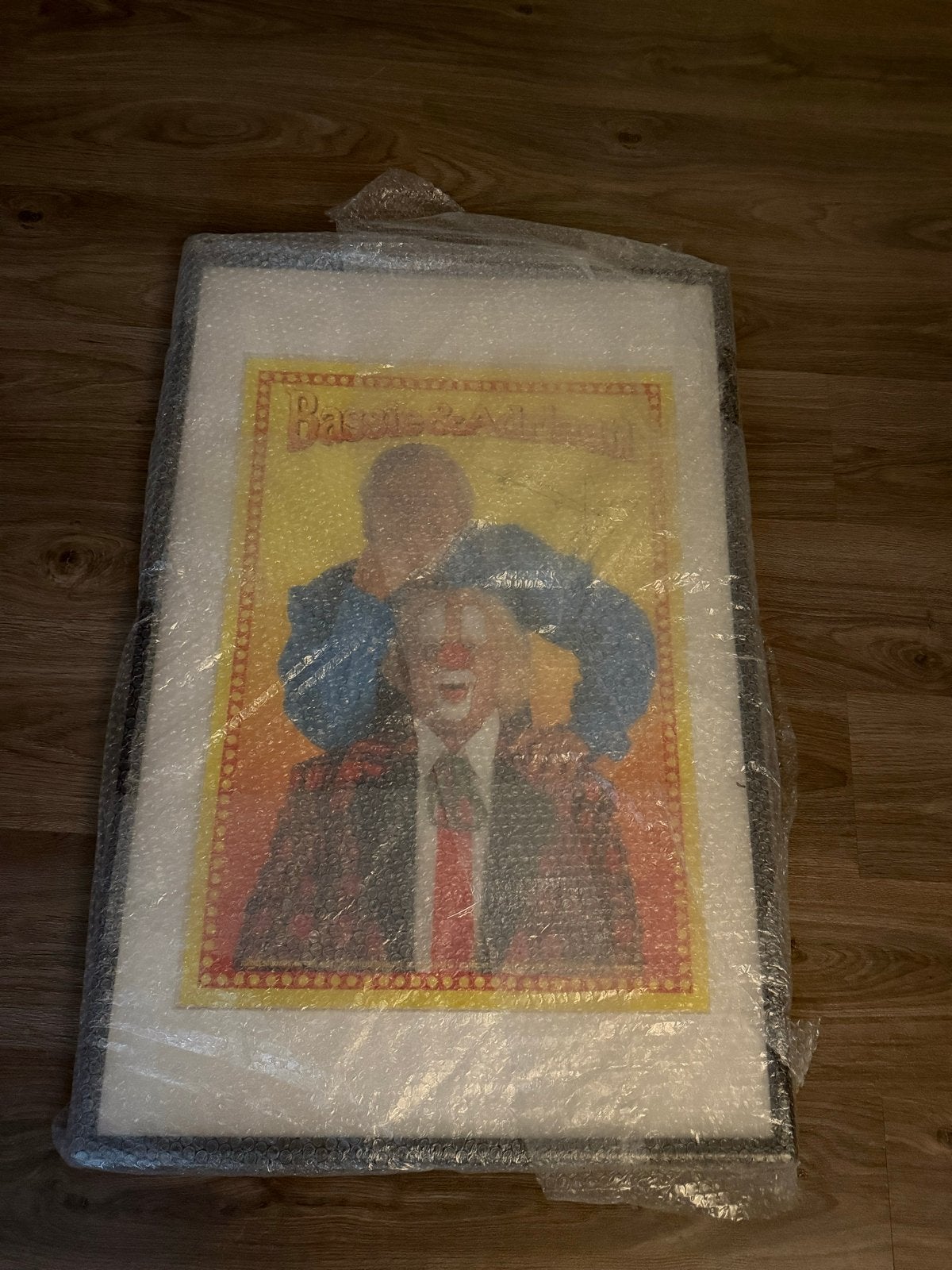 Bassie & Adriaan poster met handtekening en lijst, Ophalen, Rechthoekig Staand, Met lijst, Zo goed als nieuw