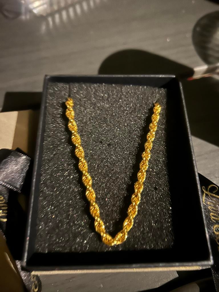 Mooie ketting 22 karaat 12,8gr !!!, Ophalen of Verzenden, Nieuw, Goud