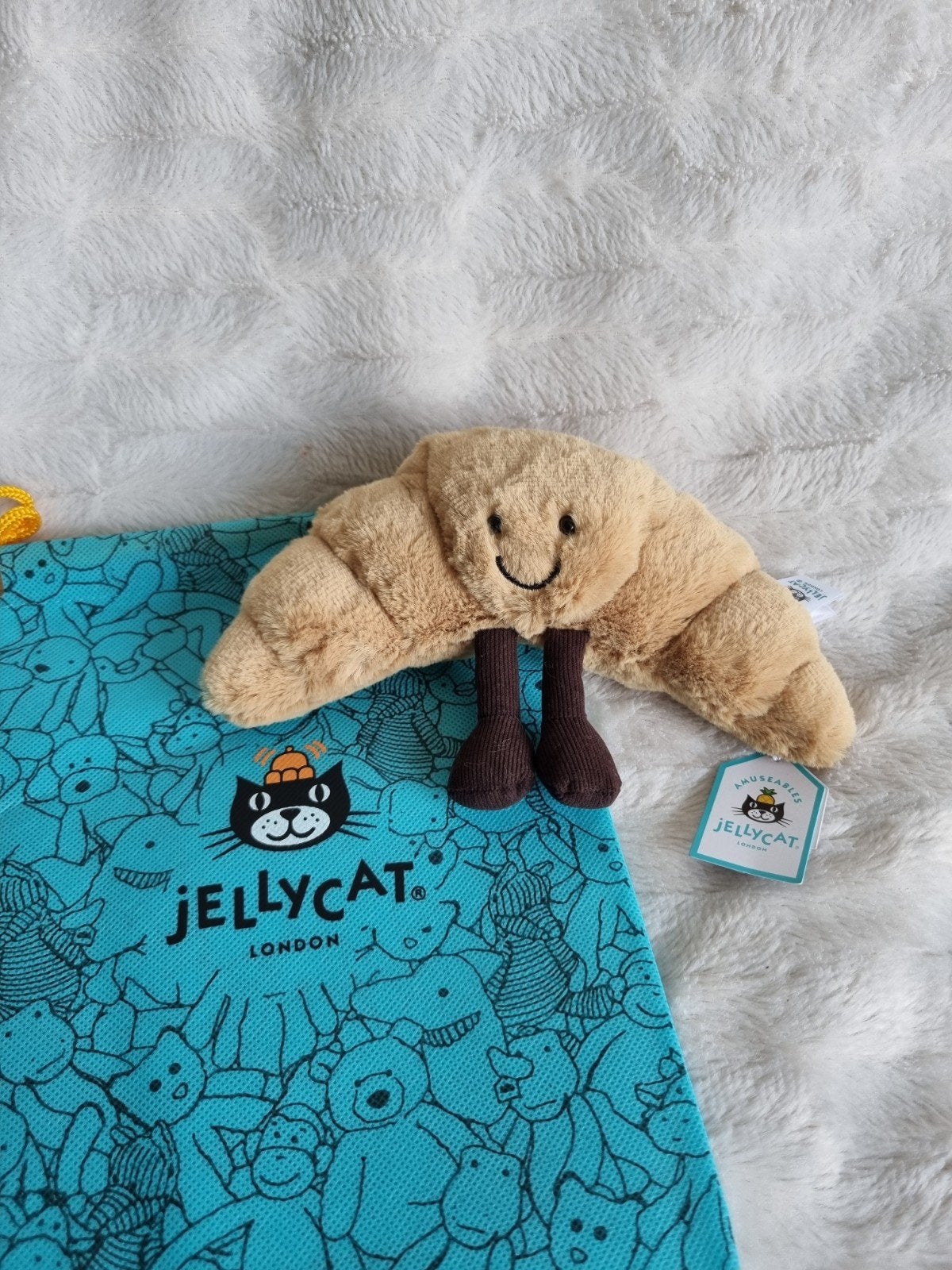 Jellycat Amuseables croissant, Jellycat, Overige typen, Nieuw, Ophalen of Verzenden