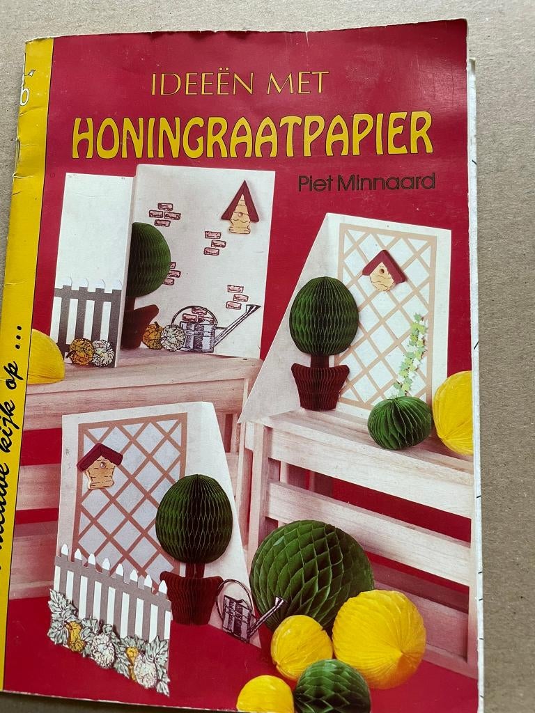 ideén  met honinggraatpapier, Ophalen of Verzenden, Zo goed als nieuw, Overige thema's, Overige typen