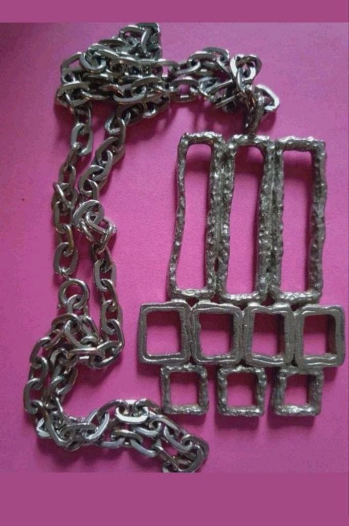 Vintage ketting statement piece, Ophalen of Verzenden
