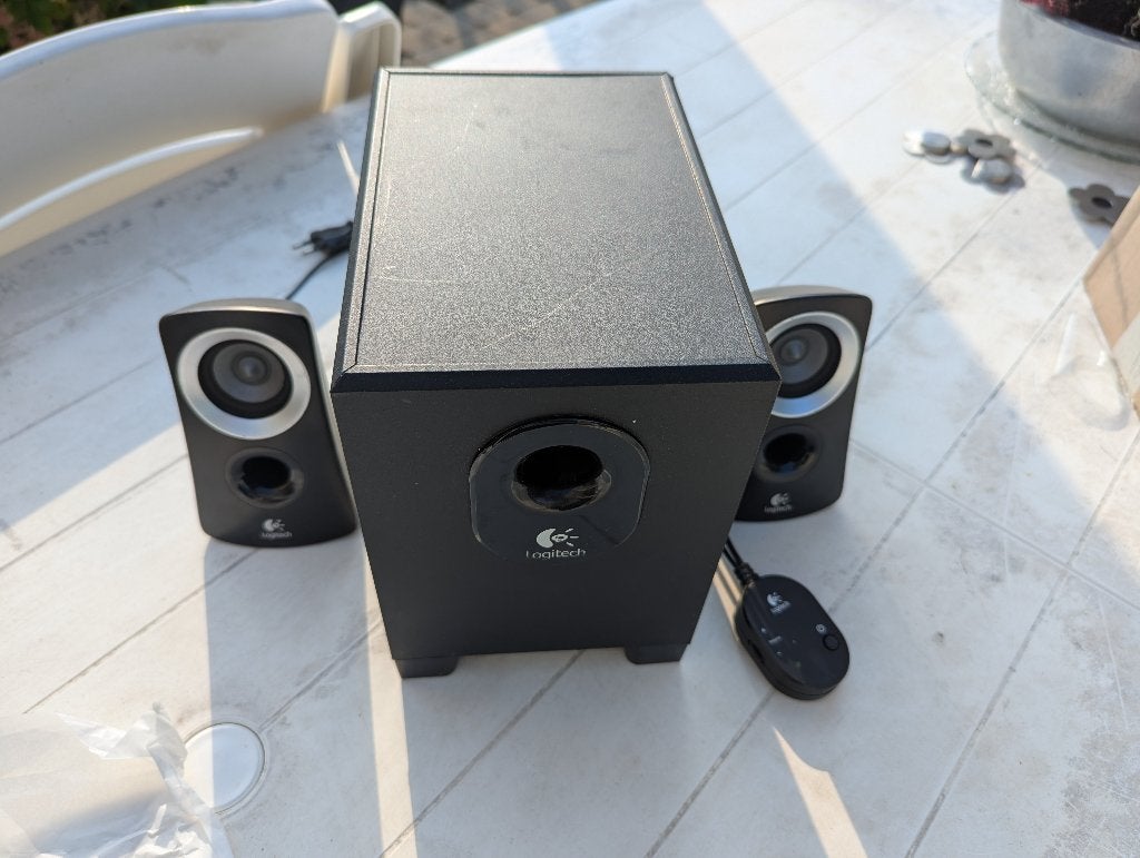 Logitech Z313 2.1 Speakerset met Subwoofer, Computers en Software, Ophalen of Verzenden, Gebruikt, Logitech Z3