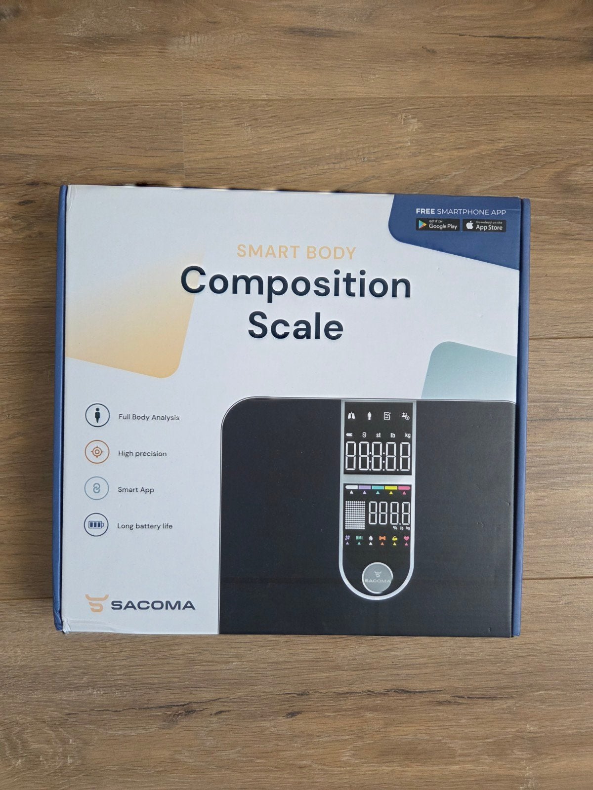 Sacoma weegschaal smart body, Nieuw, 100 kg of meer, Ophalen of Verzenden, Digitaal