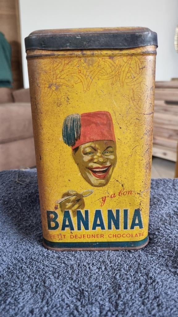 Banania blik, Verzamelen, Blikken, Ophalen of Verzenden, Gebruikt, Overige