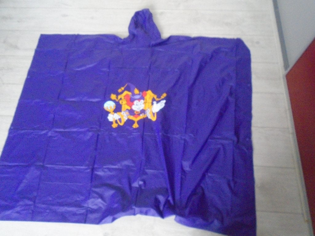 Efteling Regenponcho Regenjas Paars met Pardoes opdruk Nieuw, Verzenden, Nieuw, Efteling, Bovenkleding
