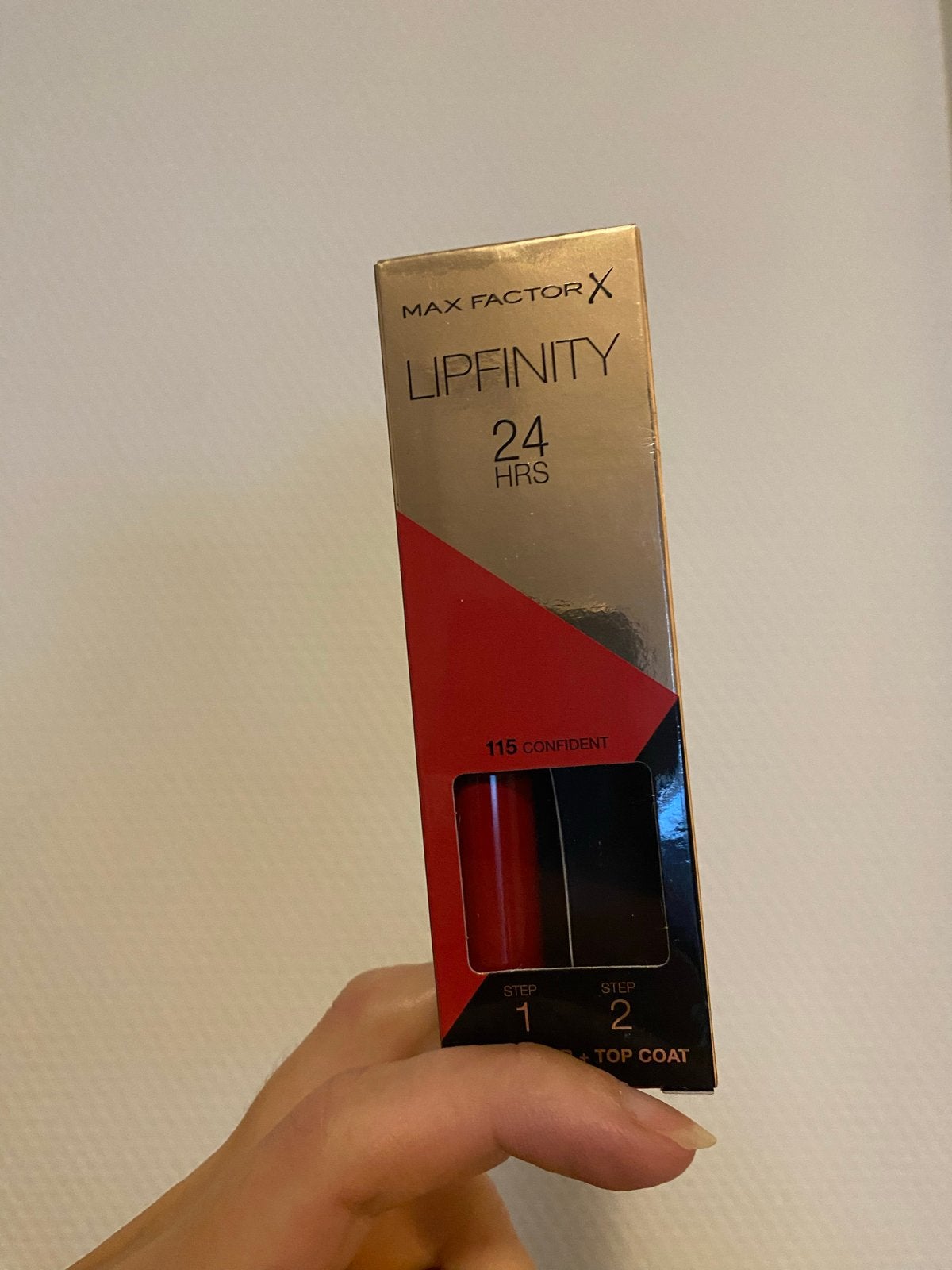 Max Factor Lipfinity 24 Hrs - 115 Confident (zonder topcoat), Lippen, Verzenden, Nieuw, Make-up