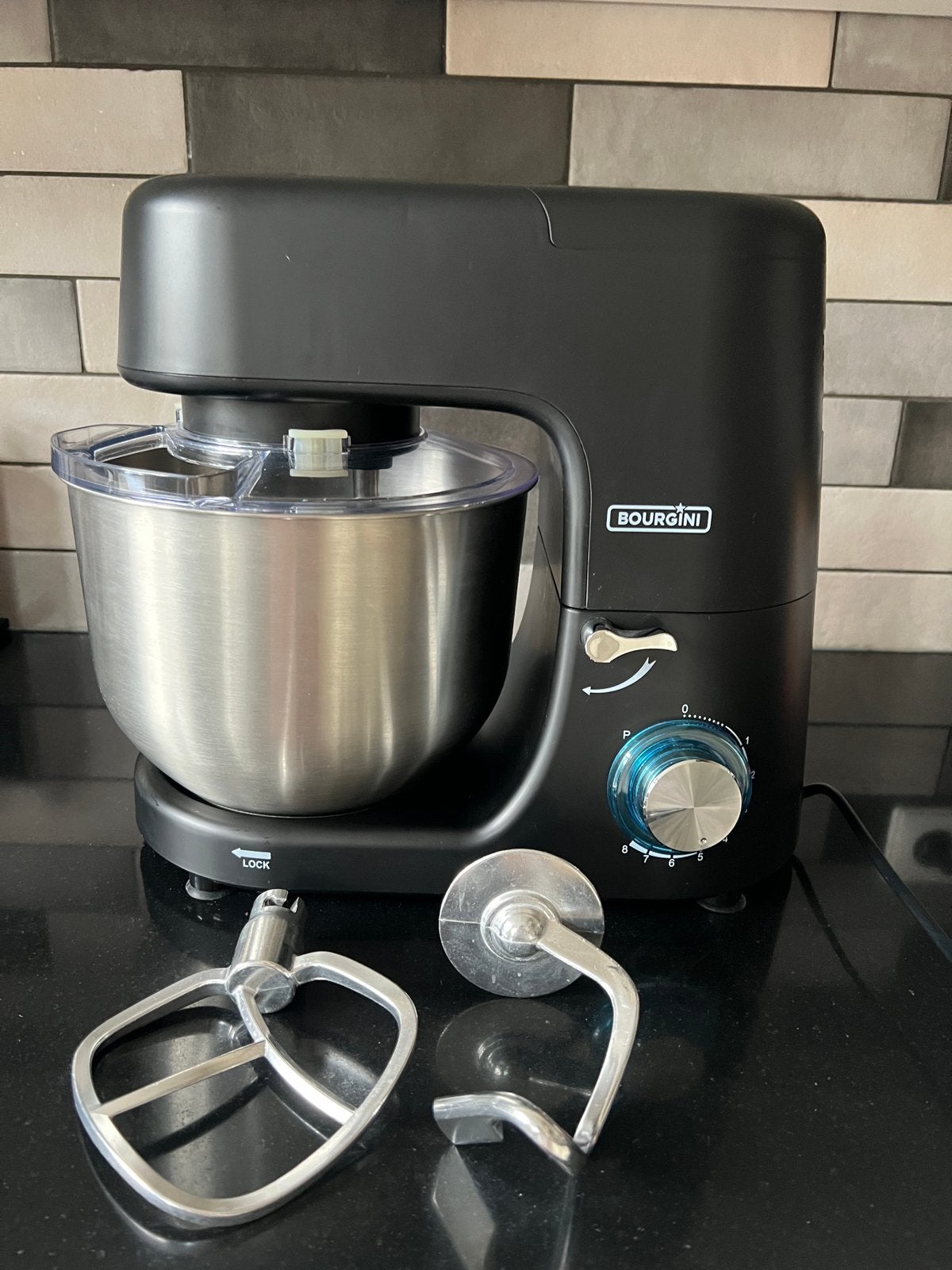 Bourgini Keukenmachine zo goed als nieuw!, Witgoed en Apparatuur, Keukenmixers, 4 liter of meer, Ophalen of Verzenden, Zo goed als nieuw