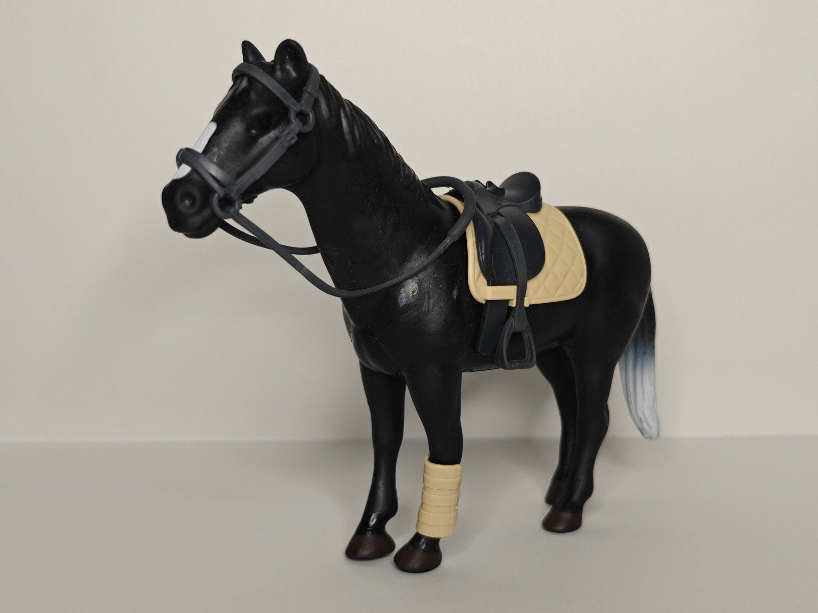 Bruder paard met tuig, Ophalen of Verzenden, Gebruikt