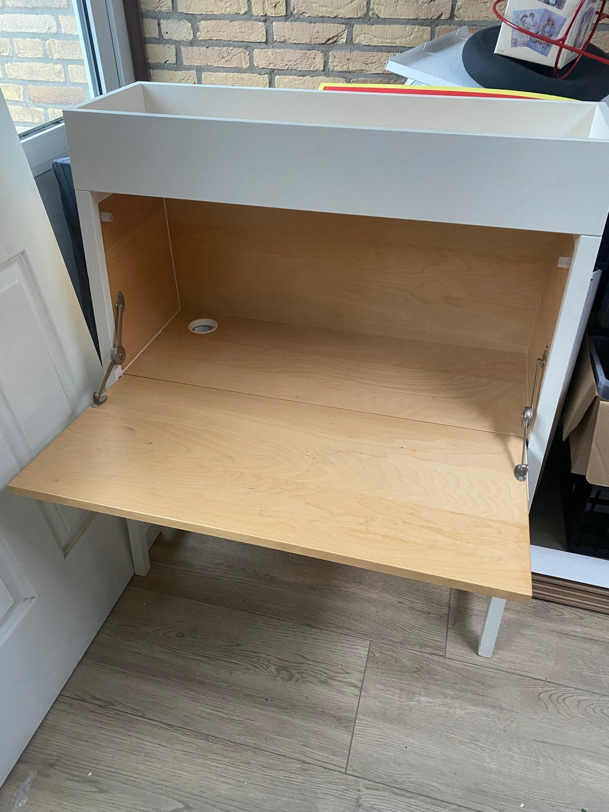 IKEA PS 2014 bureau - ZGAN, Ophalen, 105 cm of meer, Zo goed als nieuw, 75 tot 100 cm