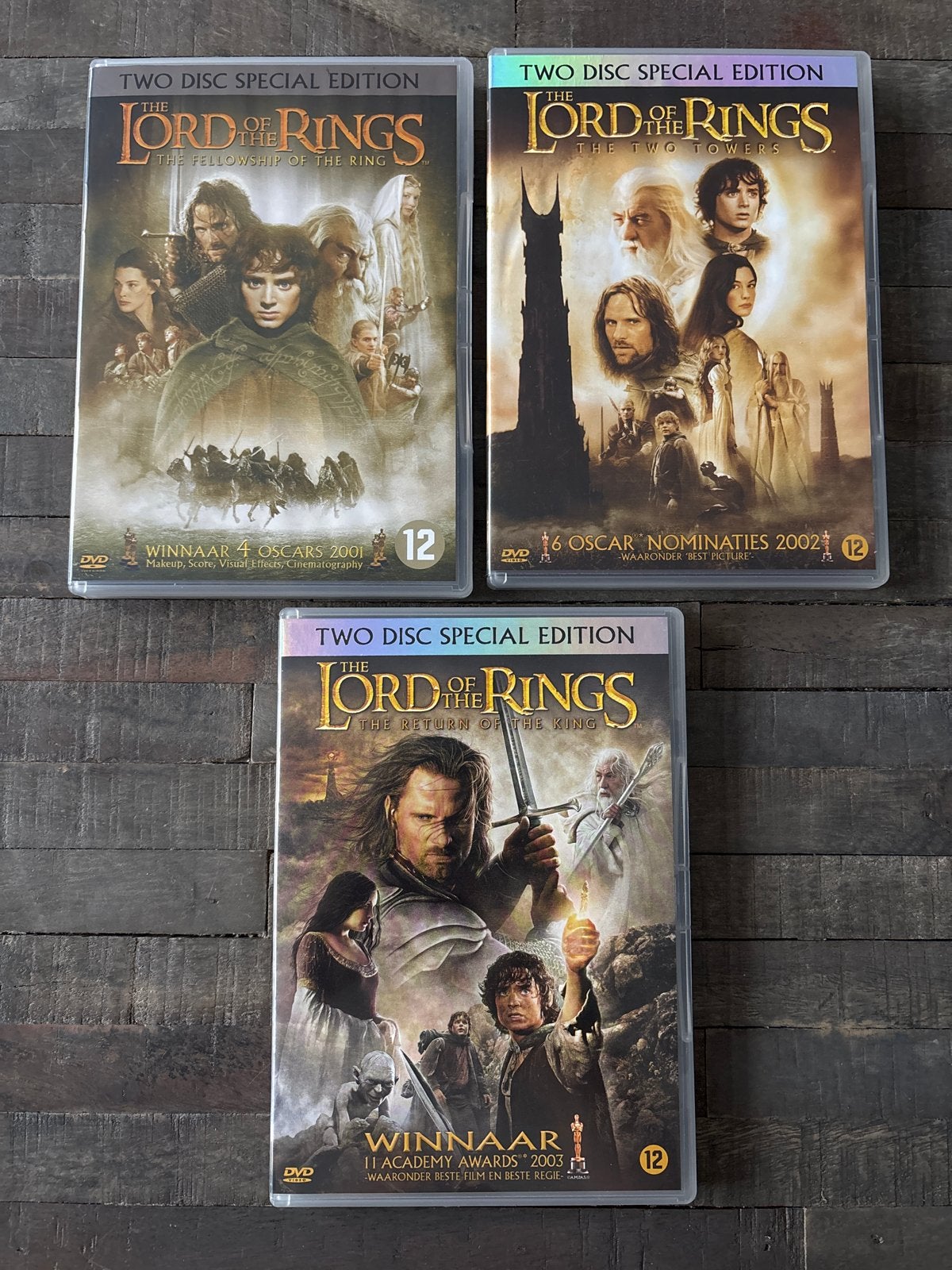 Lord of the Rings Trilogie Special Edition DVD’S, Ophalen, Nederlands, Vanaf 12 jaar, Gebruikt