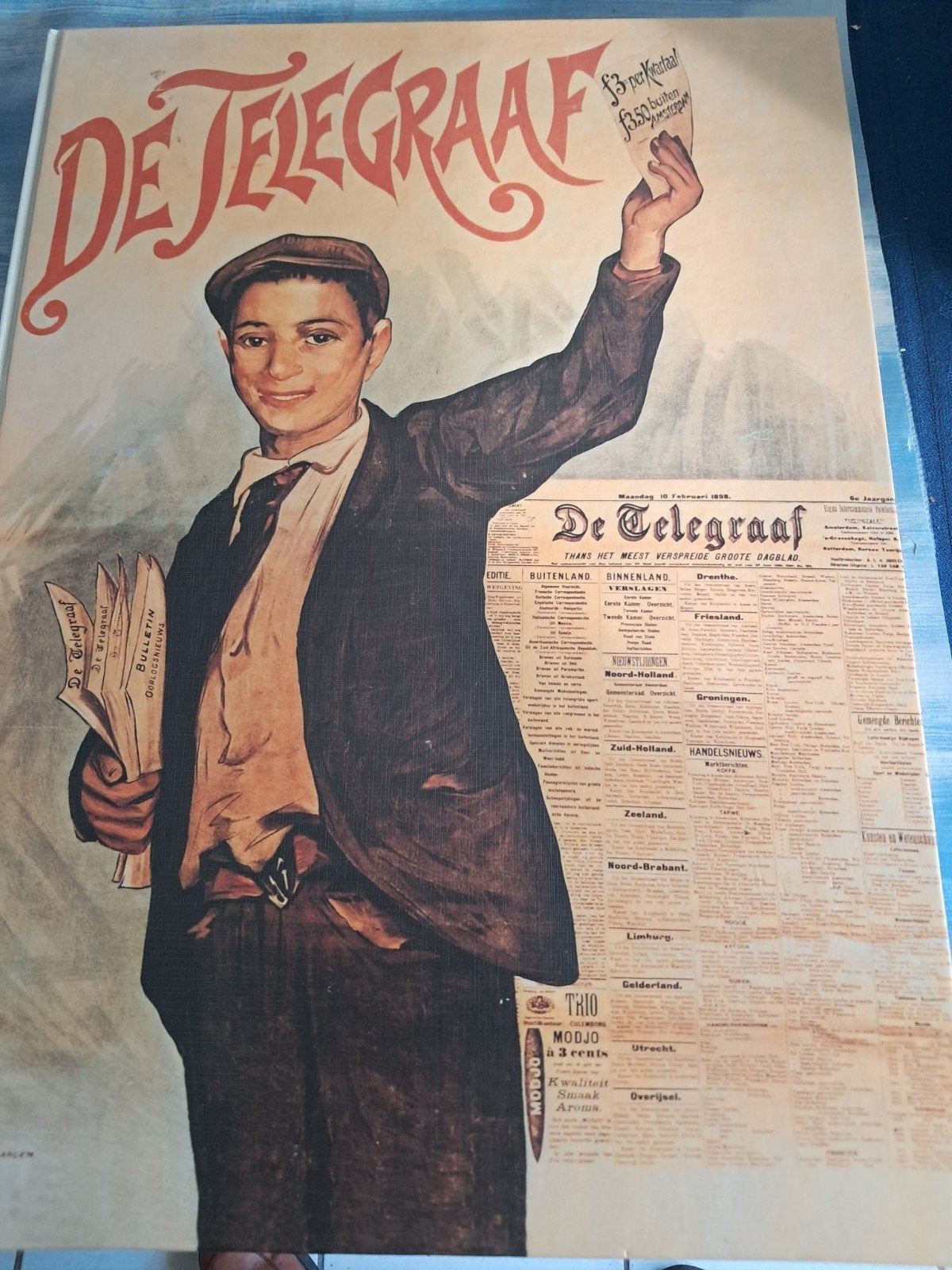 100 jaar Telegraaf, Ophalen