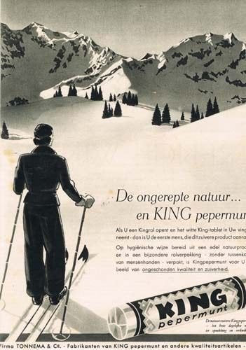 KING/Tonnema & Cie - Advertentie uit Tijdschrift 1938, Ophalen of Verzenden, 1920 tot 1940, Knipsel(s)
