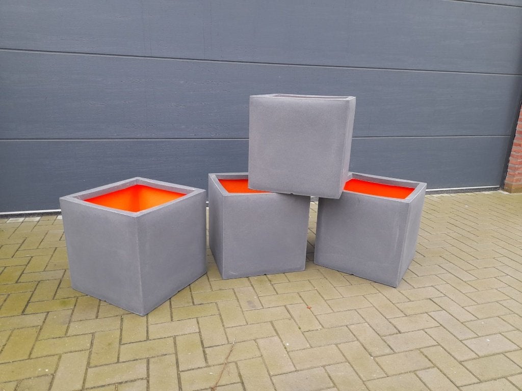 bloembakken Capi 50 x 50 x 50, Ophalen, Kunststof, Minder dan 60 cm, Vierkant