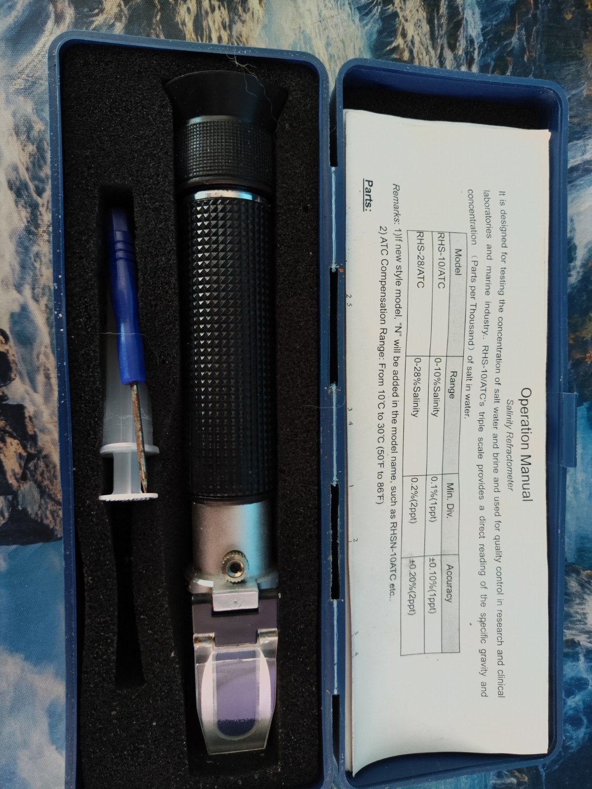 Refractometer, Dieren en Toebehoren, Vissen | Aquaria en Toebehoren, Ophalen of Verzenden, Gebruikt