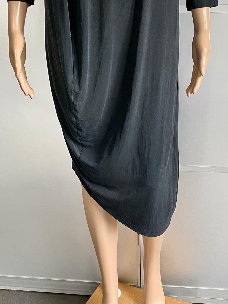 H921 COS maat S/M=36/38 jurk zwart asymmetrisch jurkje, Kleding | Dames, COS, Zwart, Ophalen of Verzenden, Zo goed als nieuw
