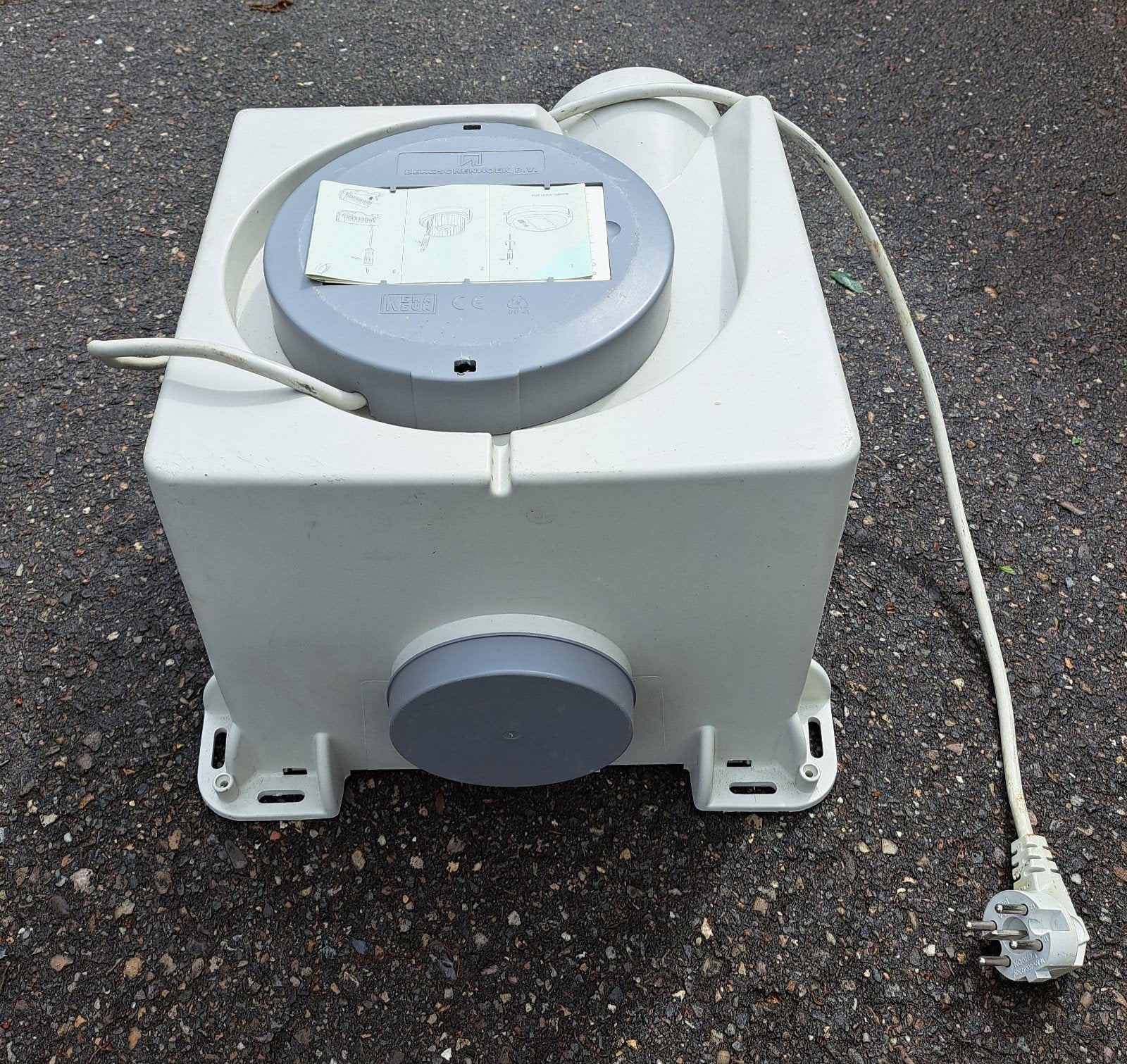 Bergschenhoek meganische ventilatiebox, Doe-het-zelf en Verbouw, Ventilatie en Afzuiging, Ophalen, Gebruikt, Ventilator en Afzuiger