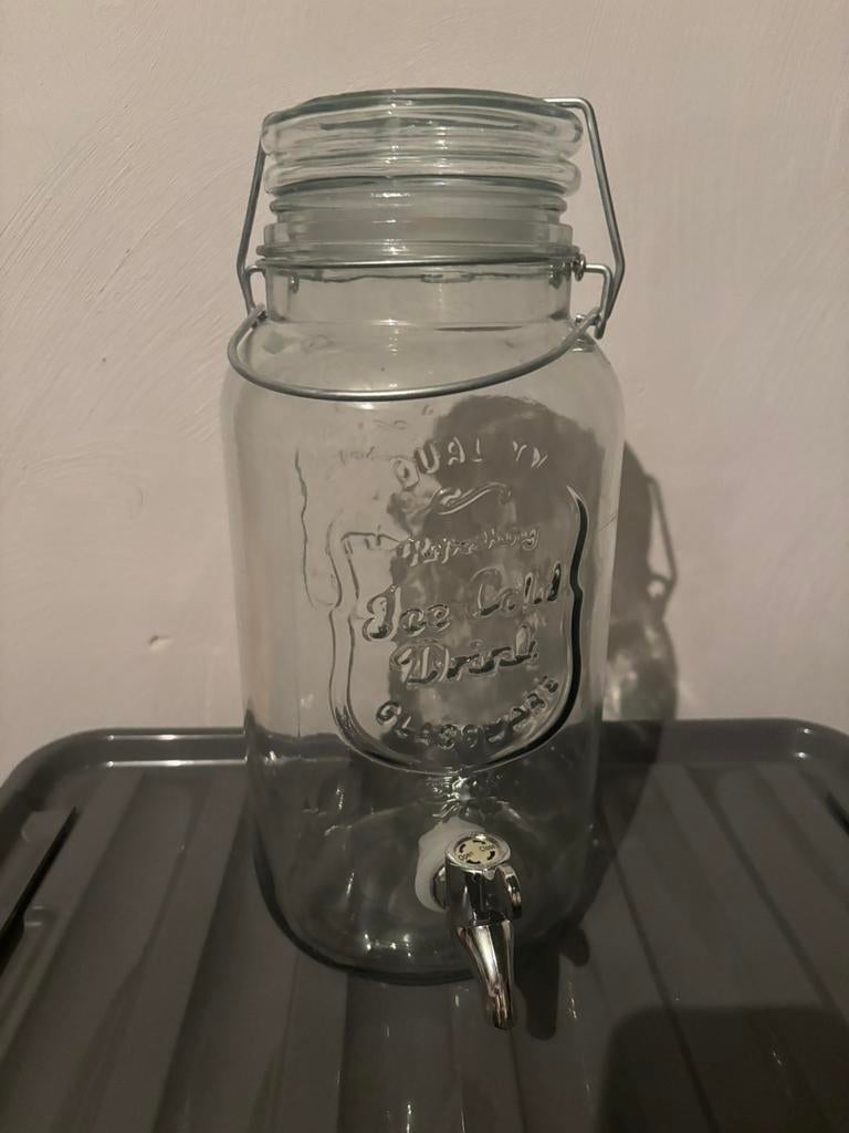 Grote limonade dispencer, Ophalen of Verzenden, Zo goed als nieuw