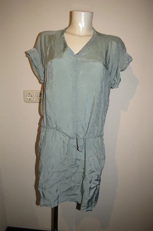 Humanoid gladde jurk mint tint koortje taille S, Humanoid, Verzenden, Zo goed als nieuw, Knielengte
