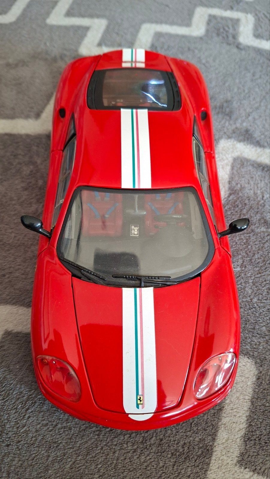 Ferrari 360 Modena, 1:18, Hot Wheels,  nr 126, Ophalen of Verzenden, Zo goed als nieuw, Auto, Hot Wheels