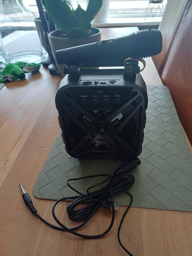 Kleine karaoke set., Ophalen of Verzenden, Zo goed als nieuw, Complete set
