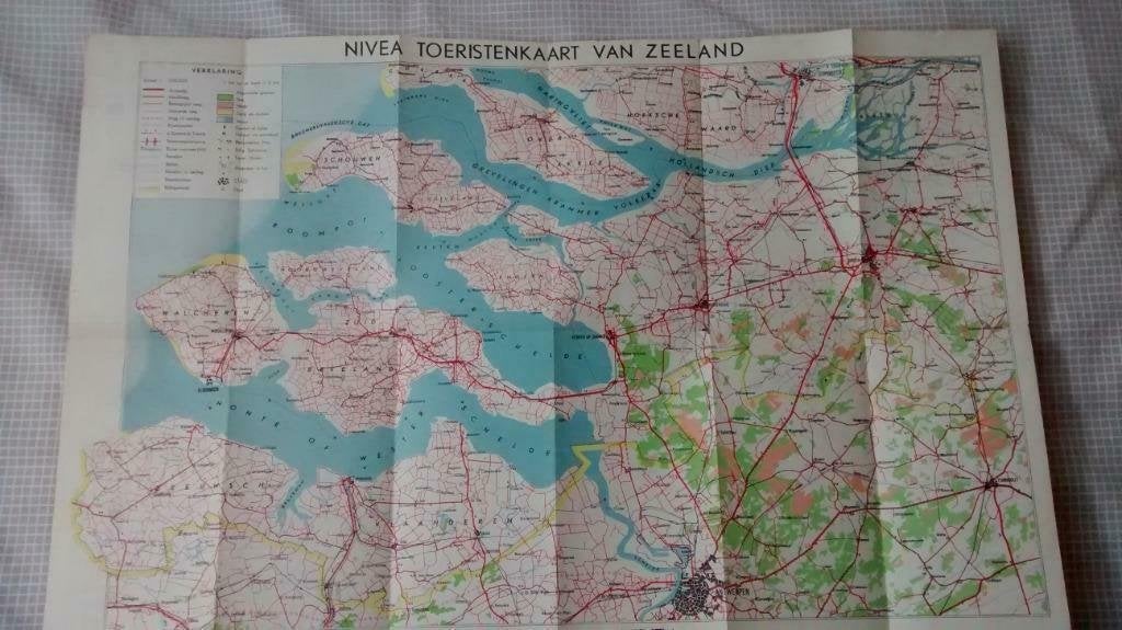 67 / Zeeland Nivea Toeristenkaart 1955, Ophalen of Verzenden