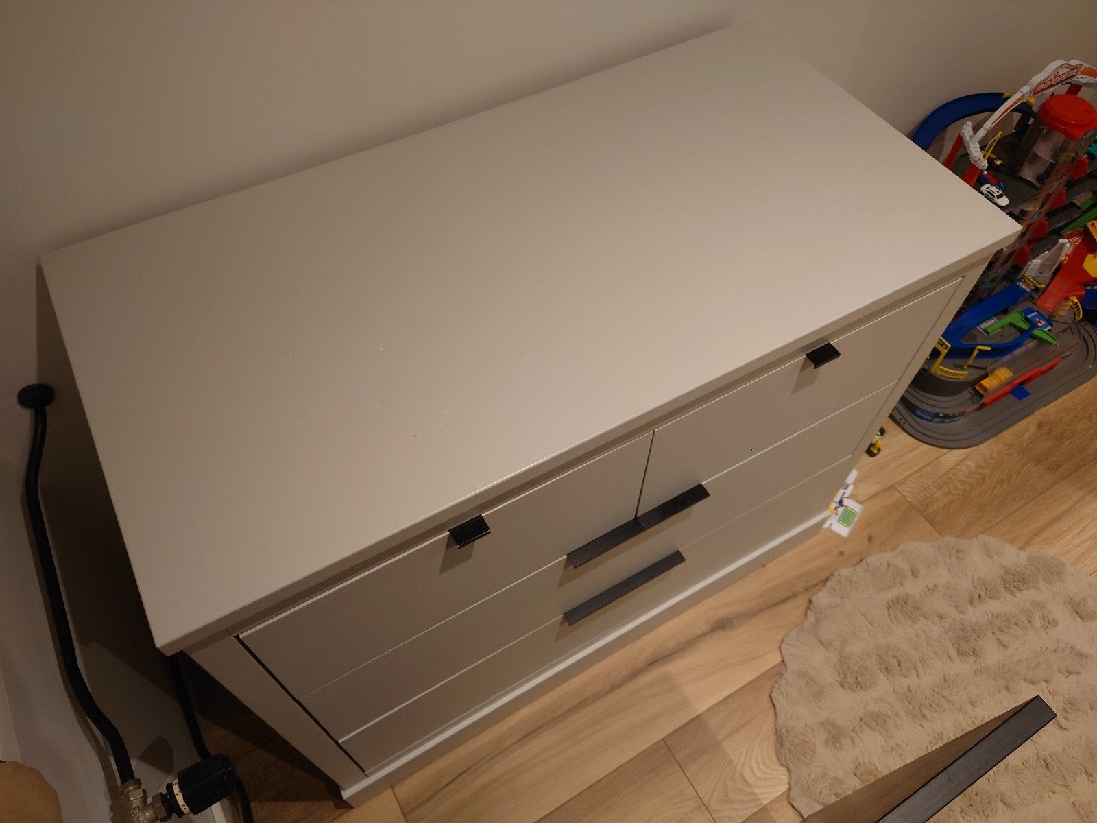 Kidsmill commode licht grijs / grey 112x57x91h, Ophalen, 50 tot 70 cm, 100 cm of meer, Zo goed als nieuw
