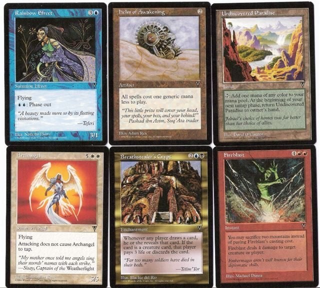 (010) MAGIC kaarten van serie Visions, Verzenden, Zo goed als nieuw, Meerdere kaarten