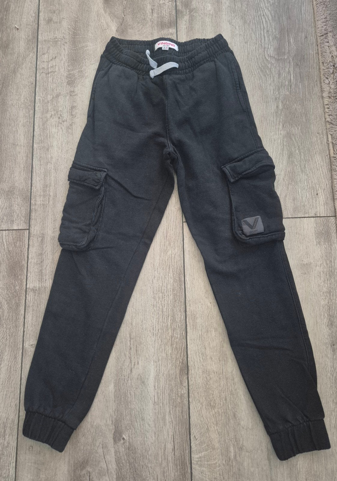 Vingino joggingsbroek zwart maat:146/152, Gebruikt, Vingino, Jongen, Ophalen