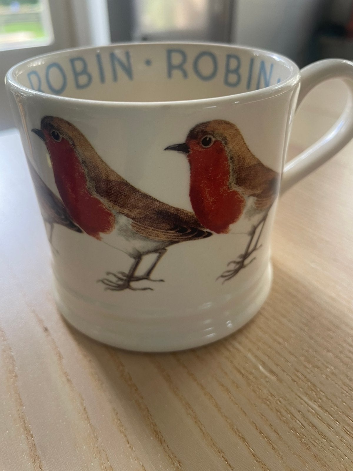 Emma Bridgewater robin/roodborstje - zeldzaam!, Ophalen of Verzenden, Zo goed als nieuw, Emma Bridgewater, Overige stijlen