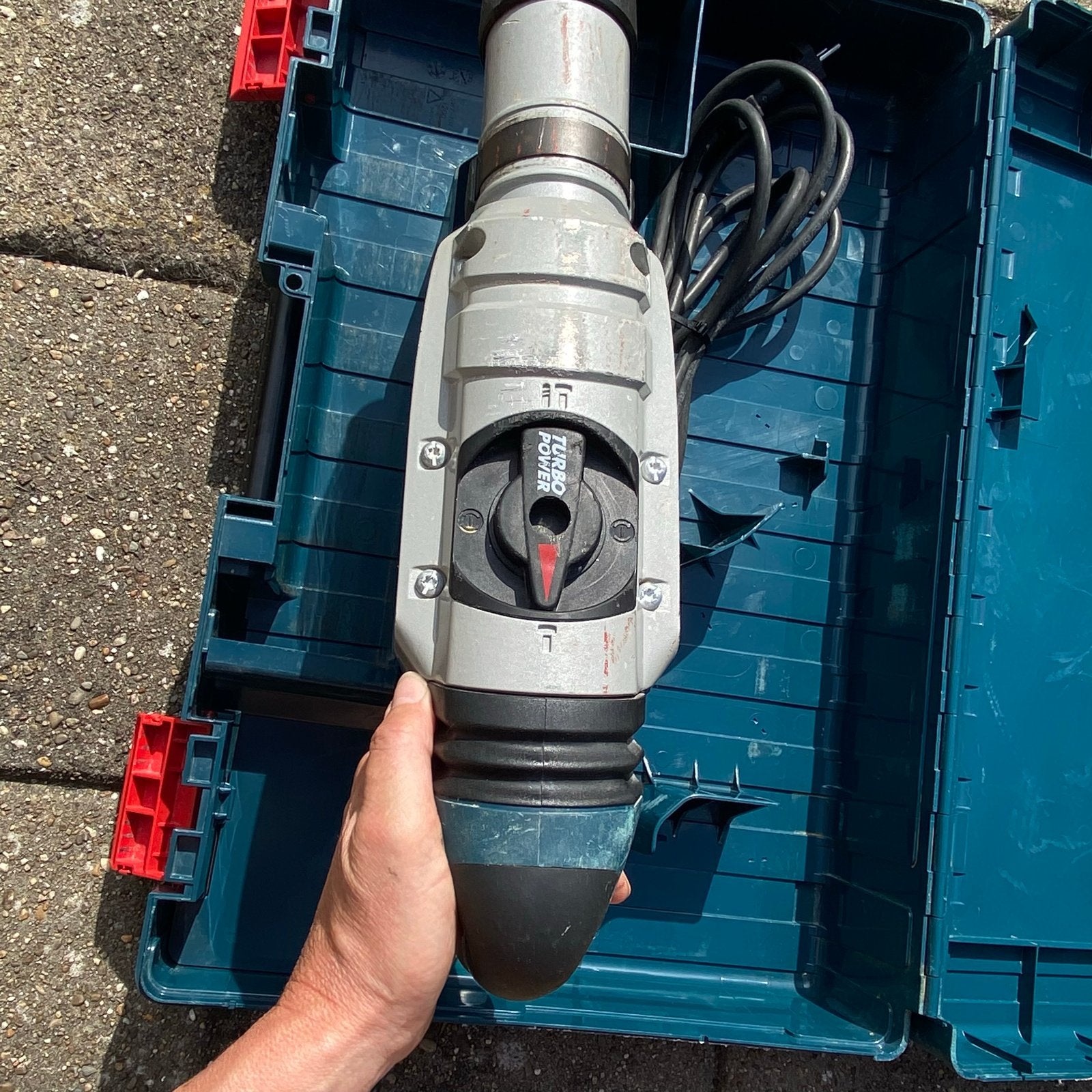 Bosch GBH 5-40 DCE Combihamer met koffer en boren, Boor- en/of Breekhamer, Ophalen of Verzenden, Klopboormechanisme, Gebruikt