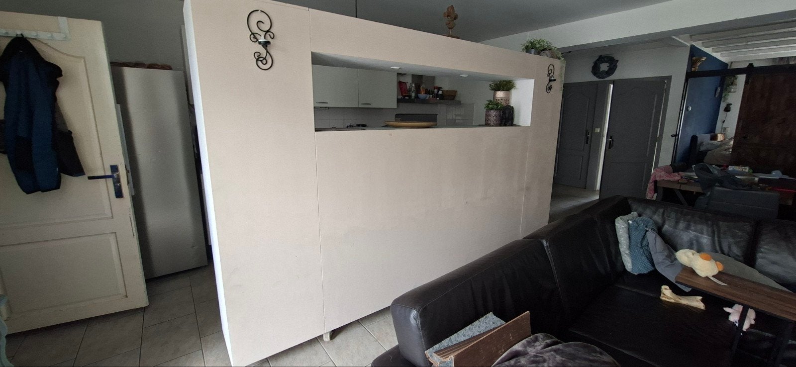 Mobiele wand cinewall roomdivider, Ophalen