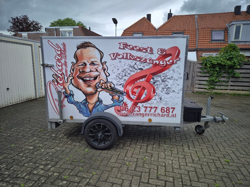 Gesloten Aanhanger, Auto diversen, Aanhangers en Bagagewagens, Ophalen, Zo goed als nieuw