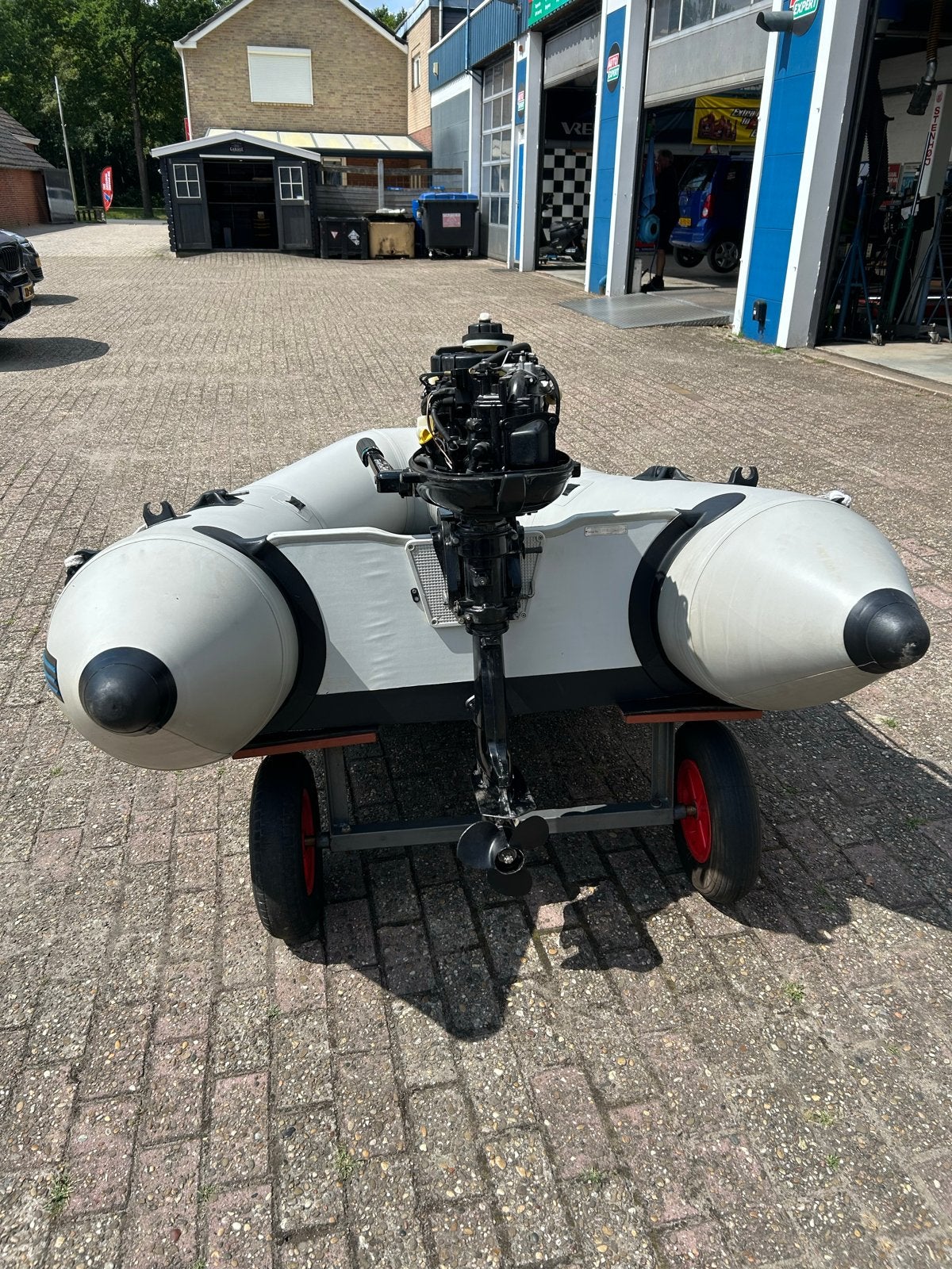 Mooie boot met 4pk Mercury motor en nieuwe schroef, Ophalen, Gebruikt, Overige typen