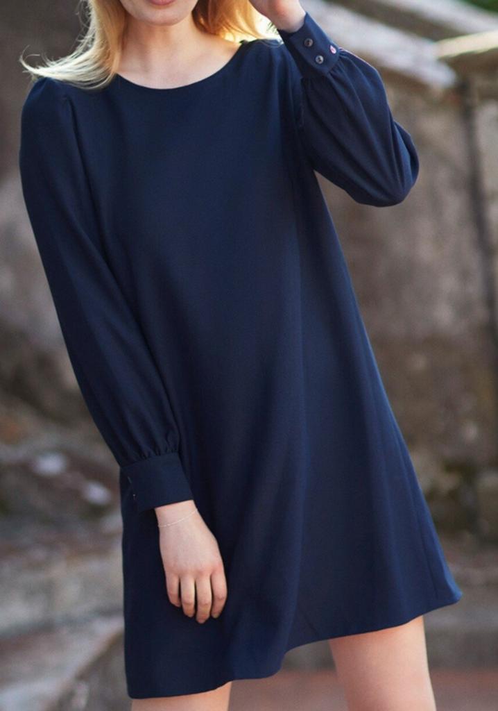 Ladress jurk tuniek elisa mt l crêpe, Kleding | Dames, Jurken, Maat 42/44 (L), Zo goed als nieuw, LaDress, Boven de knie