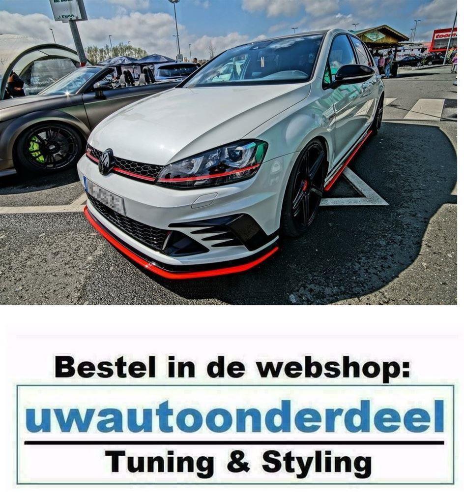 Maxton Spoiler Lip Splitter Geschikt Voor Vw Golf 7 GTI Club, Verzenden, Automotive Parts, A.parts@hotmail.nl, Trasmolenlaan 12 3447 GZ Woerden