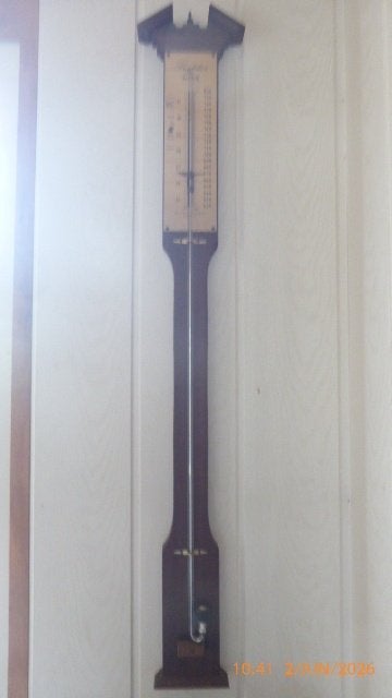 Kwik barometer, Ophalen, Gebruikt, Barometer