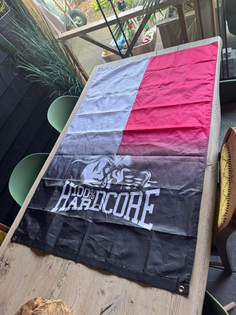 Gabber hardcore vlag, Diversen, Ophalen of Verzenden, Nieuw