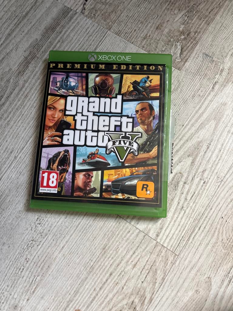GTA 5 Premium Edition Xbox One - Grand Theft Auto V, Avontuur en Actie, Online, Vanaf 18 jaar, Ophalen of Verzenden
