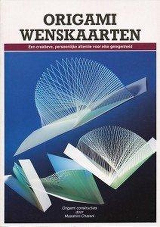 Origami wenskaarten – Masahiro Chatani, Hobby en Vrije tijd, Kaarten | Zelf maken, Ophalen of Verzenden, Nieuw, Overige thema's
