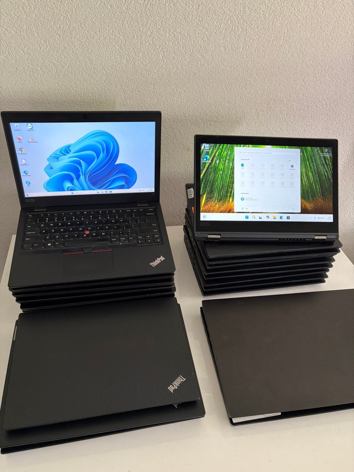 Partij 40x Lenovo 8e/11e Gen Core i5 Laptops - 8GB - 256 SSD, Computers en Software, Windows Laptops, Ophalen, Gebruikt, Qwerty