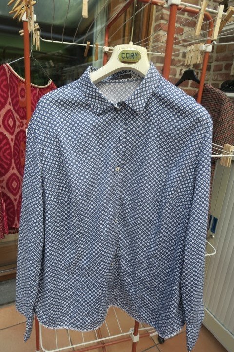 Blouse blauw print Brax mt 46, Kleding | Dames, Blauw, Maat 46/48 (XL) of groter, Nieuw, BRAX